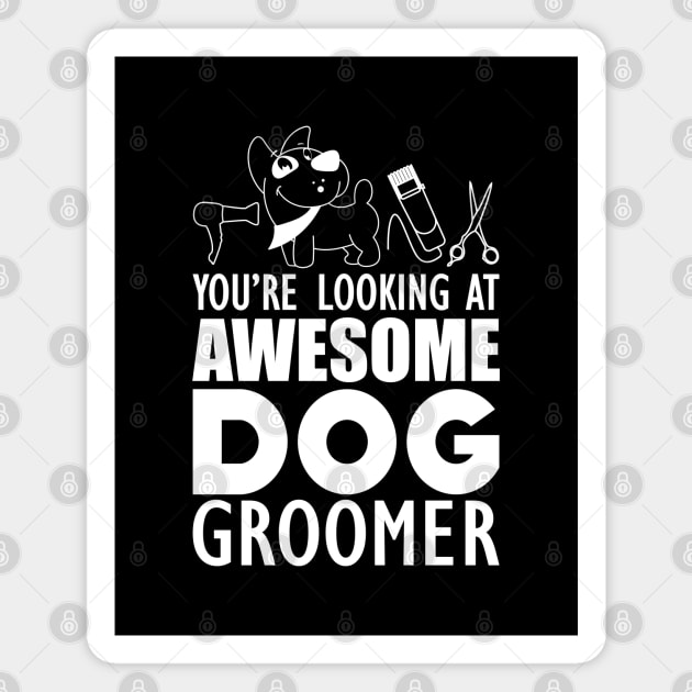 Dog Groomer - You are looking at awesome dog groomer w Magnet by KC Happy Shop
